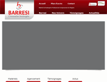 Tablet Screenshot of barresi.fr